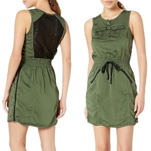 Blanc Noir | Aviator Dress | Army Green | Medium